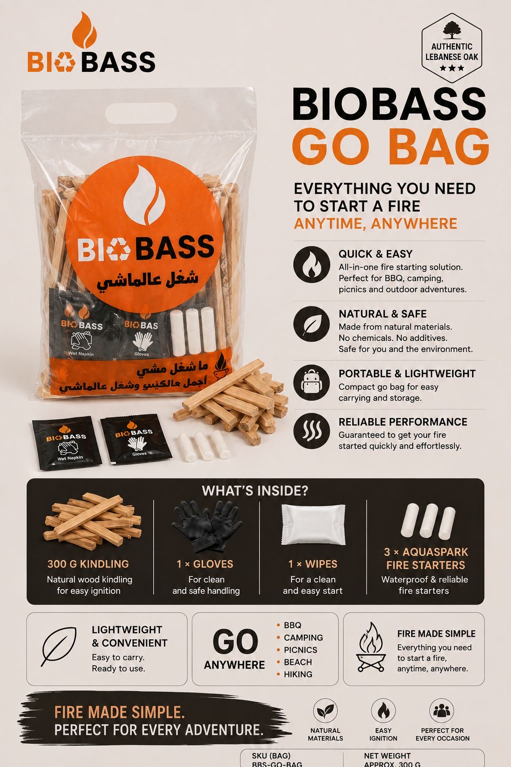 BIOBASS Go Bag